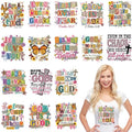 Bible Verse DTF Transfers Ready to Press, Iron on Decals for T-Shirts