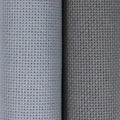KCS 2 pc of 15" x 18"(38cmx45cm) 18 Count Cross Stitch Cotton Aida Cloth Needlework Fabric Box (Light Grey+Medium Grey,18CT) - color: Light Grey+medium Grey, size: 18CT