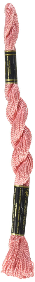 DMC 115 5-760 Pearl Cotton Thread, Salmon, Size 5 - color: Salmon