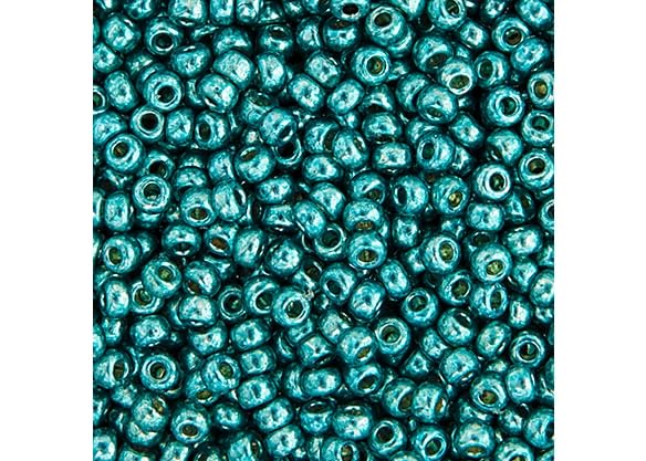 Miyuki Seed Bead 11/0 APX.22g - Galvanized Duracoat Sea Foam Japanese Glass Seed Beads - color: Sea Foam