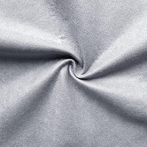 Jtnohx Craft Felt Sheets 1 Square Yard Felt Fabric Grey 1.4mm - color: Gray