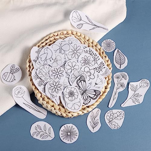 79pcs Hand Sewing Stabilizers, Self Adhesive Washable Stabilizer
