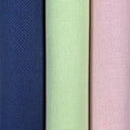 KCS 3 pc of 15" x 18"(38cmx45cm) 18 Count Cross Stitch Cotton Aida Cloth Needlework Rolled Fabric Box,18CT,Royal Blue+Light Green+Pink - color: Royal Blue+light Green+pink, size: 18CT
