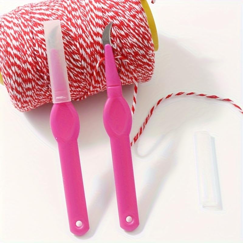 2pcs Seam Ripper with Purple Plastic Handle, Cutting Tool, Sewing Craft Needle and Thread Tool - color: 2pcs