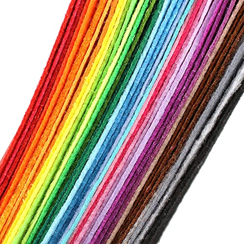 Felt Sheets, 40 Pcs 8 X 12 inches (20 X 30cm) 1mm Thick Soft Felt Fabric Sheet, DIY Craft Sewing Pre-Cut Quilt Squares, Premium Colorful Hard Fabric Sheets for Handmade Crafting and DIY Projects. - color: M-2