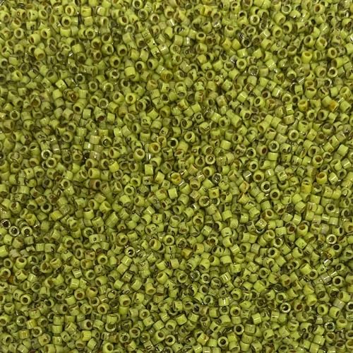Miyuki Delica 11/0 Seed Beads - Glass Beads Bulk 5 Grams & Size 1.6mm 1000 Pieces Glass Seed Beads (DB2265) - color: DB2265
