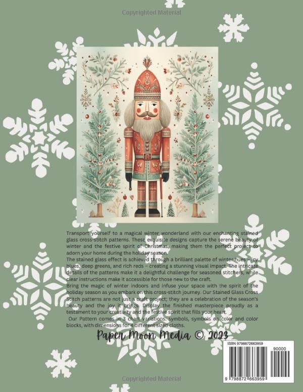 Nutcracker: Counted Cross Stitch Pattern , Holiday Cross Stitch