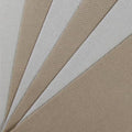 KCS 4/6 pc of 12" x 18" 30cmx45cm 16CT Counted Cotton Aida Cloth Cross Stitch Fabric (Pearl Grey+Khaki, 6 pc) - color: Pearl Grey+khaki, size: 6 pc