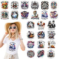 Dazoratix Halloween Iron on Transfers - 24 Sheets Ghost DTF Ready to Press Heat Patches Vinyl Designs Horror Stickers Decals for T Shirts Clothes Hoodies Pillow Bag Hat DIY Crafts Appliques Decoration - style: Halloween Ghost