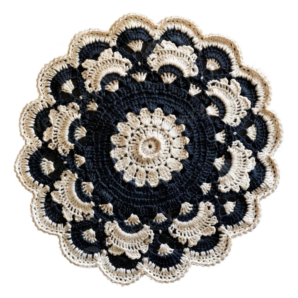 KGS Crochet Thread Cotton Yarn Balls | Size 8 | 10 Balls | 10 Grams Each Ball | Total 100 Grams of Pearl Cotton Thread for Crocheting, Cross Stitch, Needlepoint Hand Embroidery (Black) - color: Black