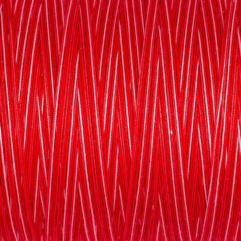 Natural Cotton Thread Variegated 876 Yards-Ruby Red