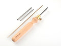 Nurge Premium Quality Punch Needle Kit, 3mm-4mm-5mm Metal Tubes and Wooden Handle Punch Needle Kits for Adult Beginner, Embroidery Weaving Tools for Thread - color: Big Punch Needle