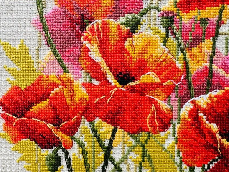 RIOLIS 2214 Colors of Flame Counted Cross Stitch Kit 11.75 x 11.75 in - style: Colors of Flame 2214