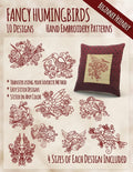 Fancy Hummingbirds Hand Embroidery Patterns