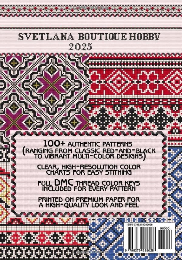 Ukrainian ornaments cross stitch pattern: folk Designs for Needlework & Other Crafts