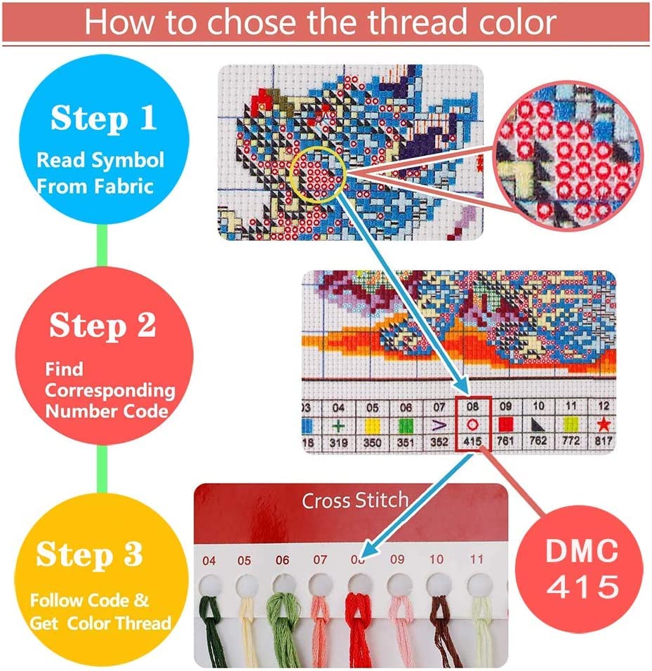 Leczany Cross Stitch Patterns Stamped Kit for Beginners | Embroidery Supplies DIY Craft Kit Needlepoint for Adults Starter | 11CT, 3 Strands | Beautiful Santa Claus 22.8x15.9 inches - color: 11CT Stamped kits, Beautiful Santa Claus 22.8x15.9 inches