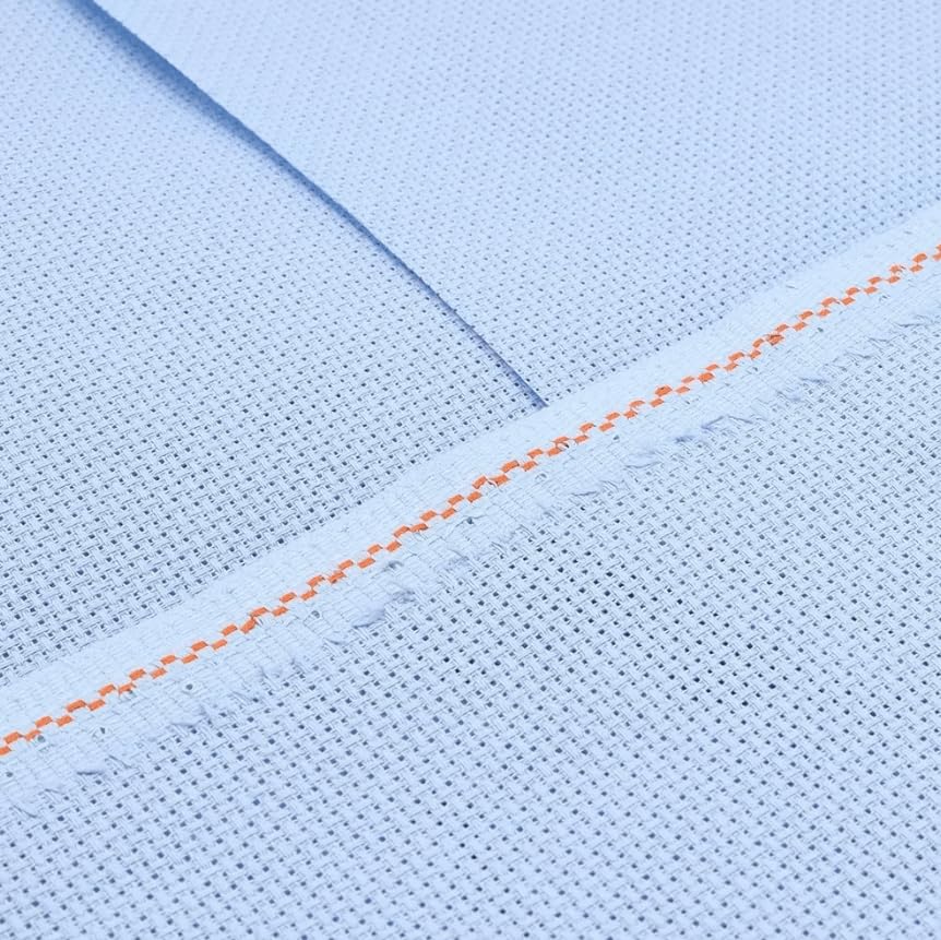 Wizardi Aida 16 Count Blue 3251/503. Needlework Canvas, Cross-Stitch Fabric, Embroidery Cloth, Needlepoint Canvas. 100% Cotton. Precut Zweigart - color: Blue