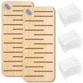 HAND U JOURNEY Beech Wood Floss Organizer, 2 Holders with 30 Bobbins - size: 2Pcs