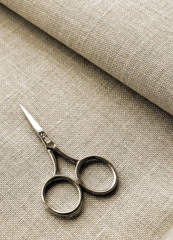 Linen Evenweave for Embroidery 25ct Dublin, Natural Raw 52 - color: Natural Raw 52