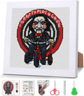 Horror Cross Stitch Kits, Cross Stitch Kits for Adults Beginner with Framed - color: cross stitch Framed-2
