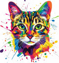 Moohue Stamped Cross Stitch Kits for Adults Animal Cute Cat 14CT Pre Printed Cross Stitch Kits for Beginners (Cute Cat) - color: Cute Cat