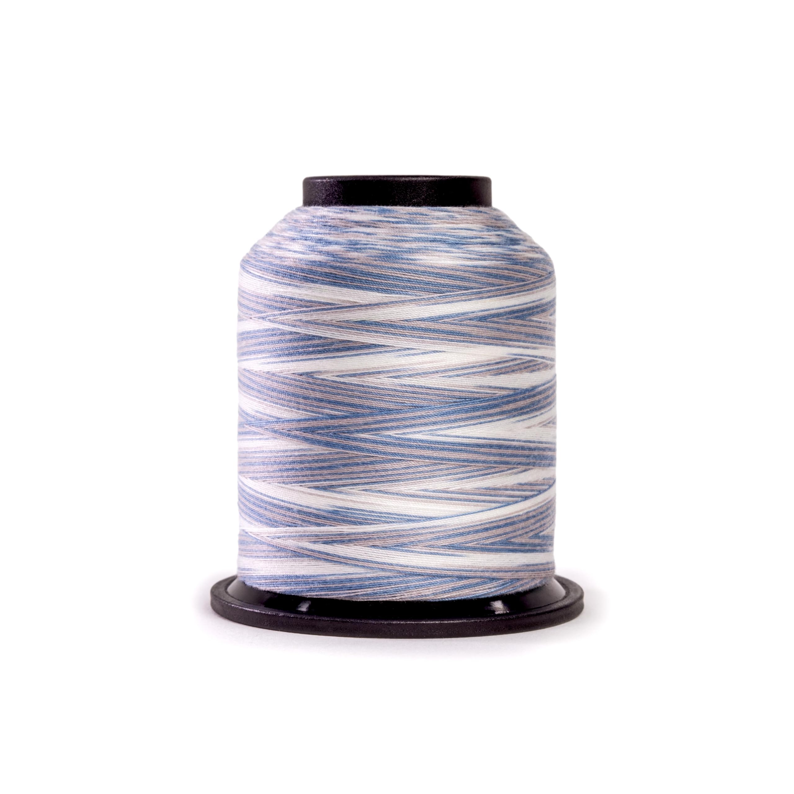 Finesse Variegated Thread | 100% Polyester, 3ply, 50wt | 1100yds Stackable Thread Cones for Quilting and Sewing… (Moonstone) - color: Moonstone