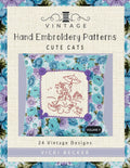 Vintage Hand Embroidery Patterns Cute Cats: 24 Authentic Vintage Designs (Volume 9)