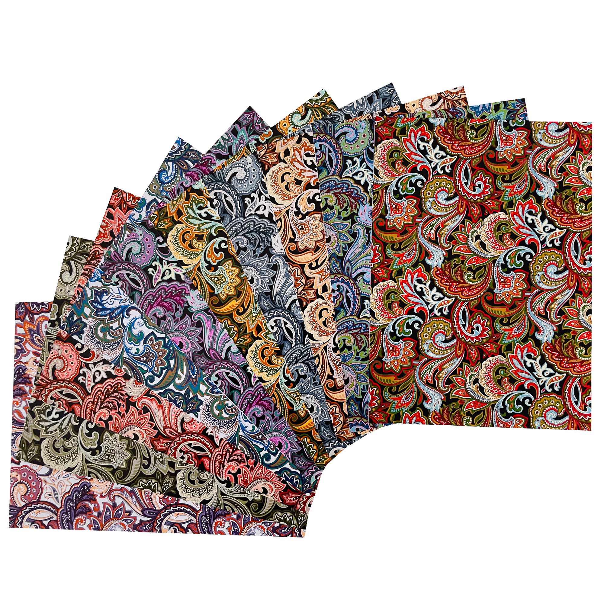 Fat Quarters Quilting Cotton Fabric Bundles for Sewing-10 PCS Yellow Floral - color: Yellow Floral